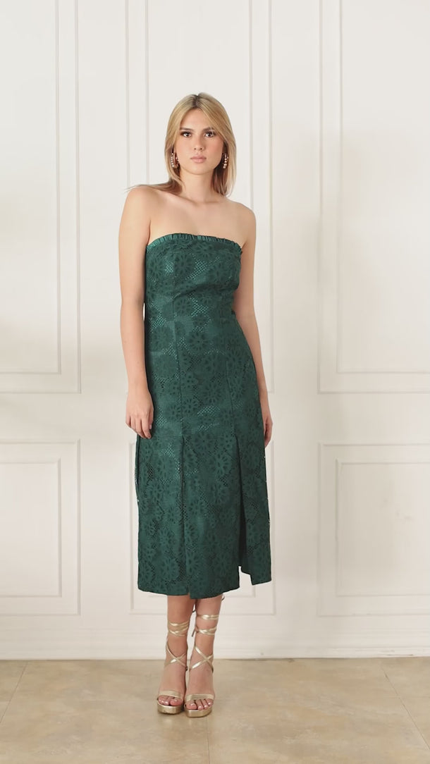 Daisy Textured Camelia Dress